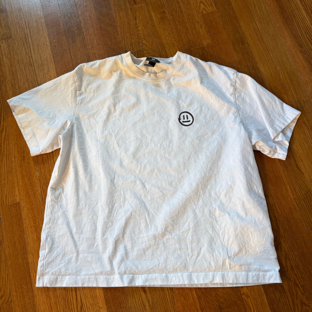 H&M Cream Loose Fit T-Shirt